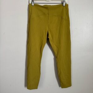 LuLuLemon Instill High Rise Auric Gold Tight - size 12